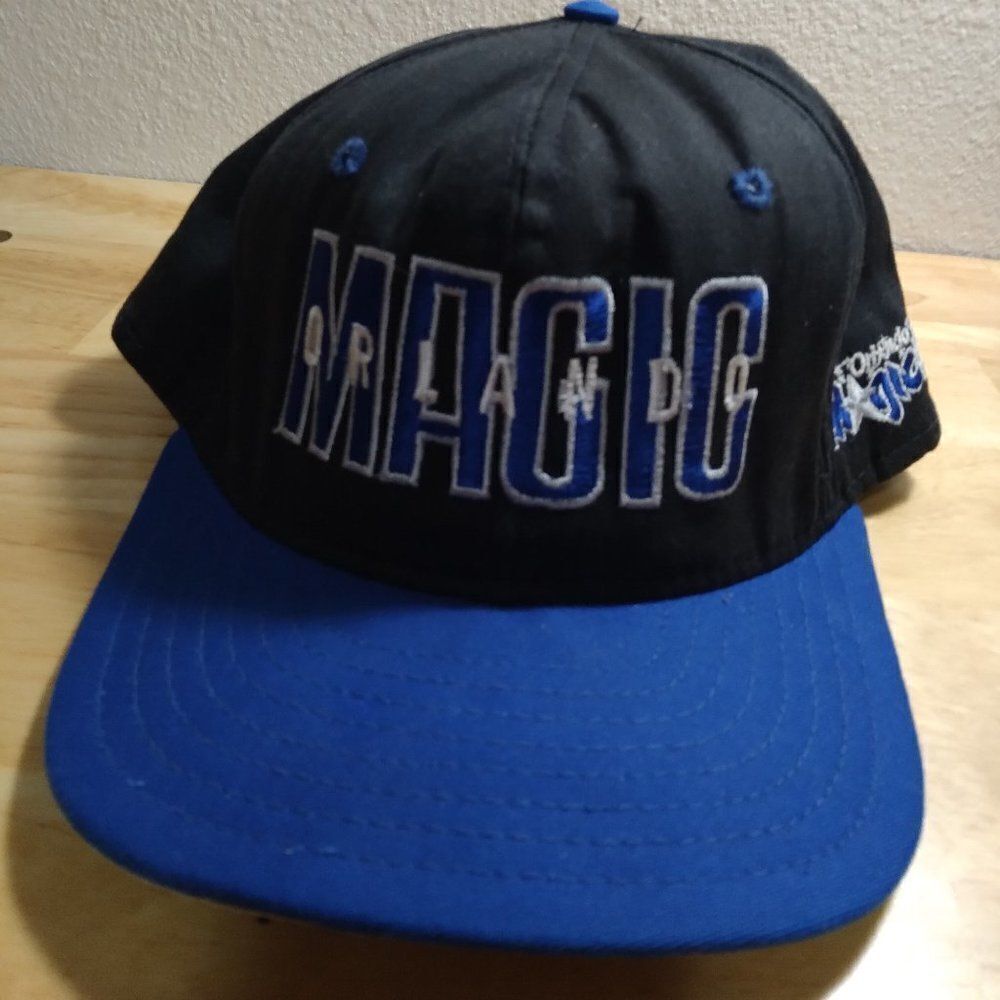 Vintage Orlando Magic Spell Out Logo Snap Back Hat
